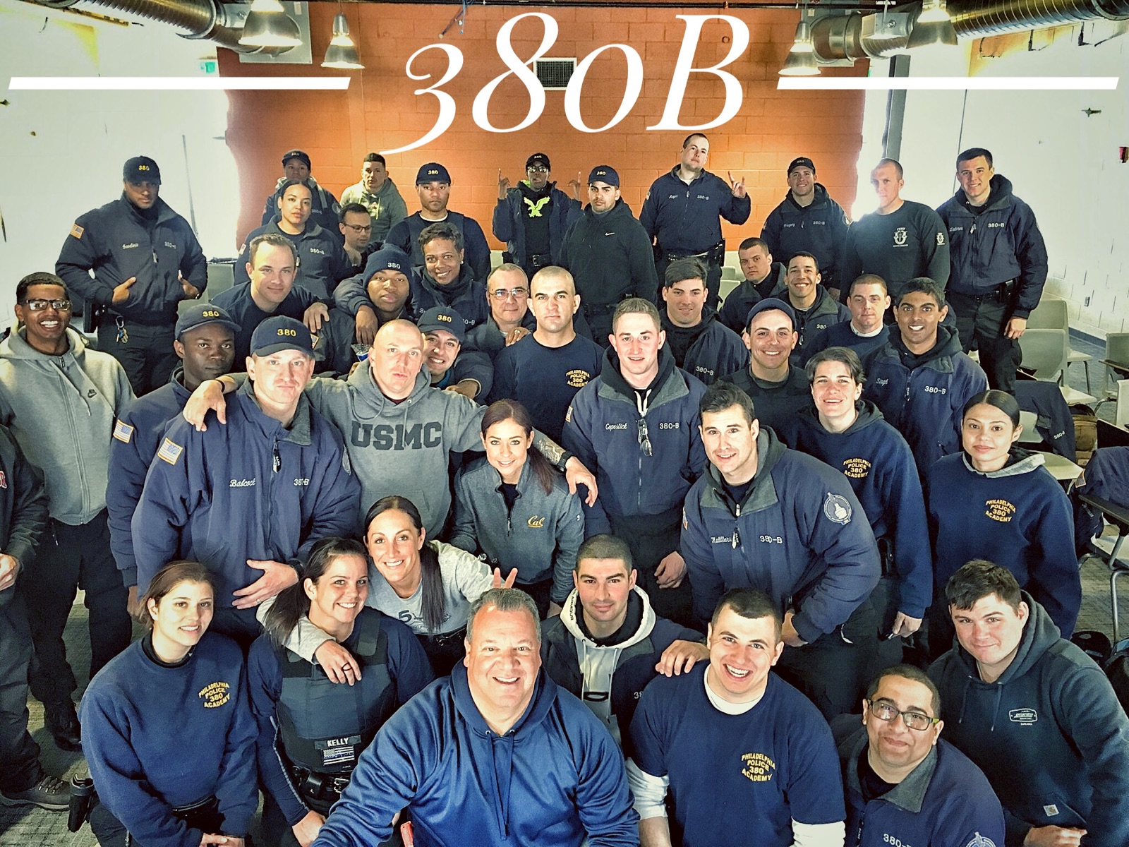 Philadelphia Police Academy Class 380-B group photo